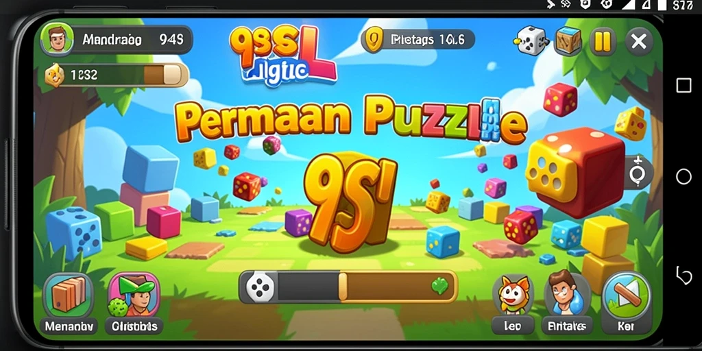 Tampilan gameplay 9SL yang menarik dan menantang di setiap level.