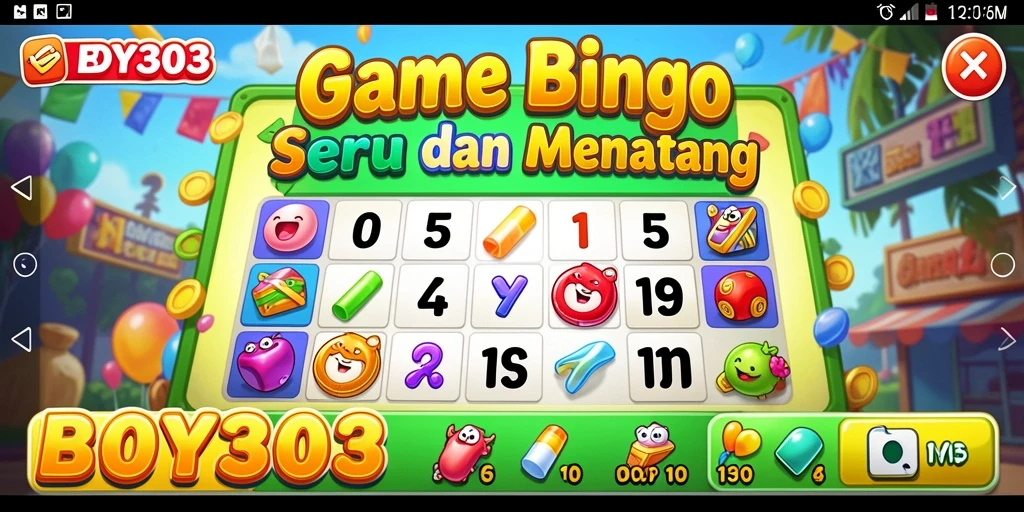Tampilan gameplay BOY303 dengan pengalaman Bingo menyenangkan.