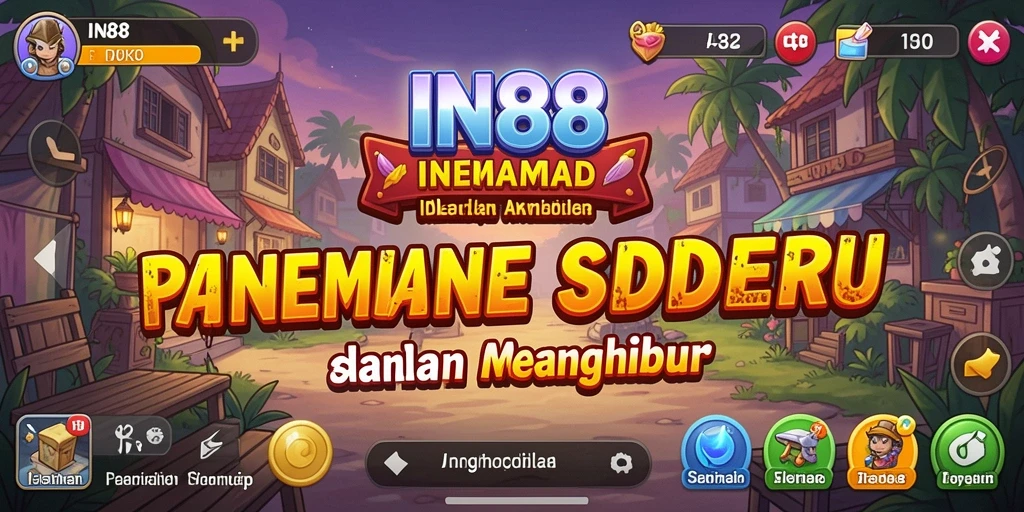 Screenshot gameplay IN88 menunjukkan momen seru saat mengumpulkan sumber daya.