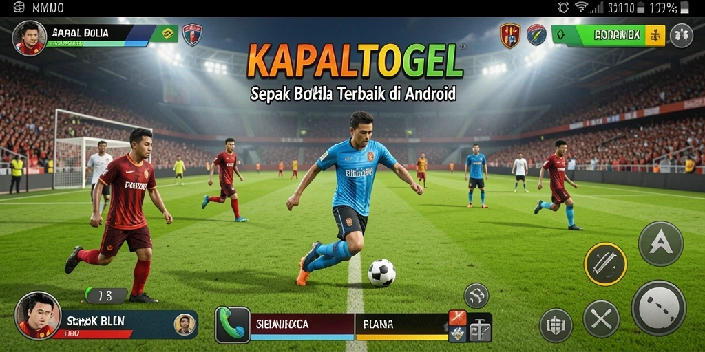 Gameplay seru dari KAPALTOGEL dengan aksi sepak bola yang mendebarkan.