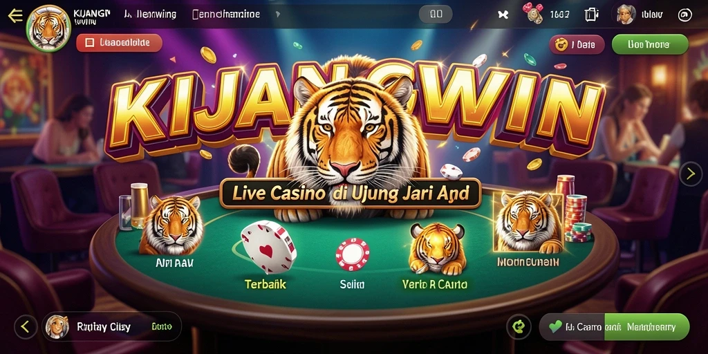 Tampilan permainan Live Casino yang menarik dan interaktif.