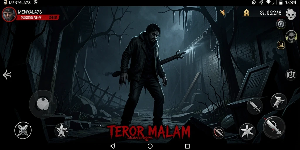Gameplay menakutkan dengan berbagai makhluk menyeramkan.
