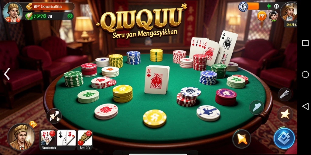 Gameplay QiuQiu yang menyenangkan dan kompetitif.