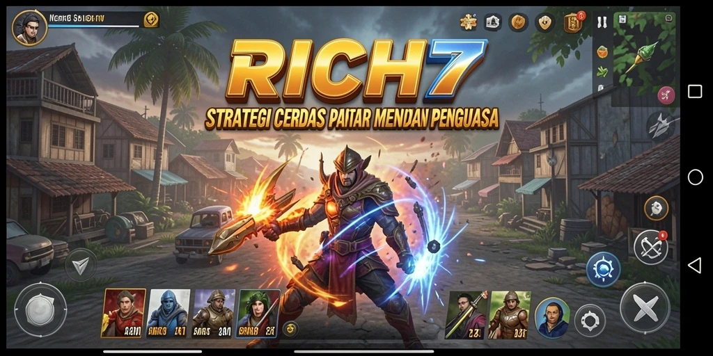 Tampilan gameplay RICH7 dengan strategi mendalam dan tantangan menarik.
