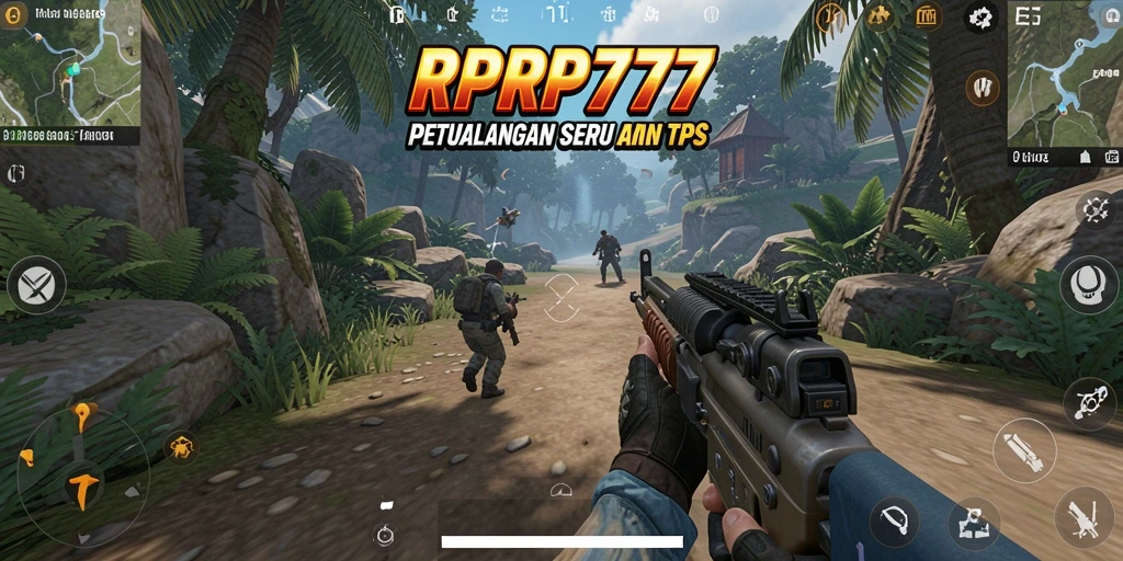 Tampilan gameplay RPRP777 dalam aksi TPS yang seru.