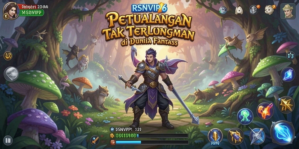 Tangkapan layar gameplay RSNVIP6 yang menunjukkan aksi petualangan seru.