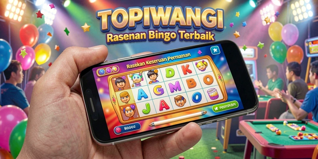 Screenshot gameplay <strong>TOPIWANGI</strong> menampilkan suasana seru permainan Bingo.